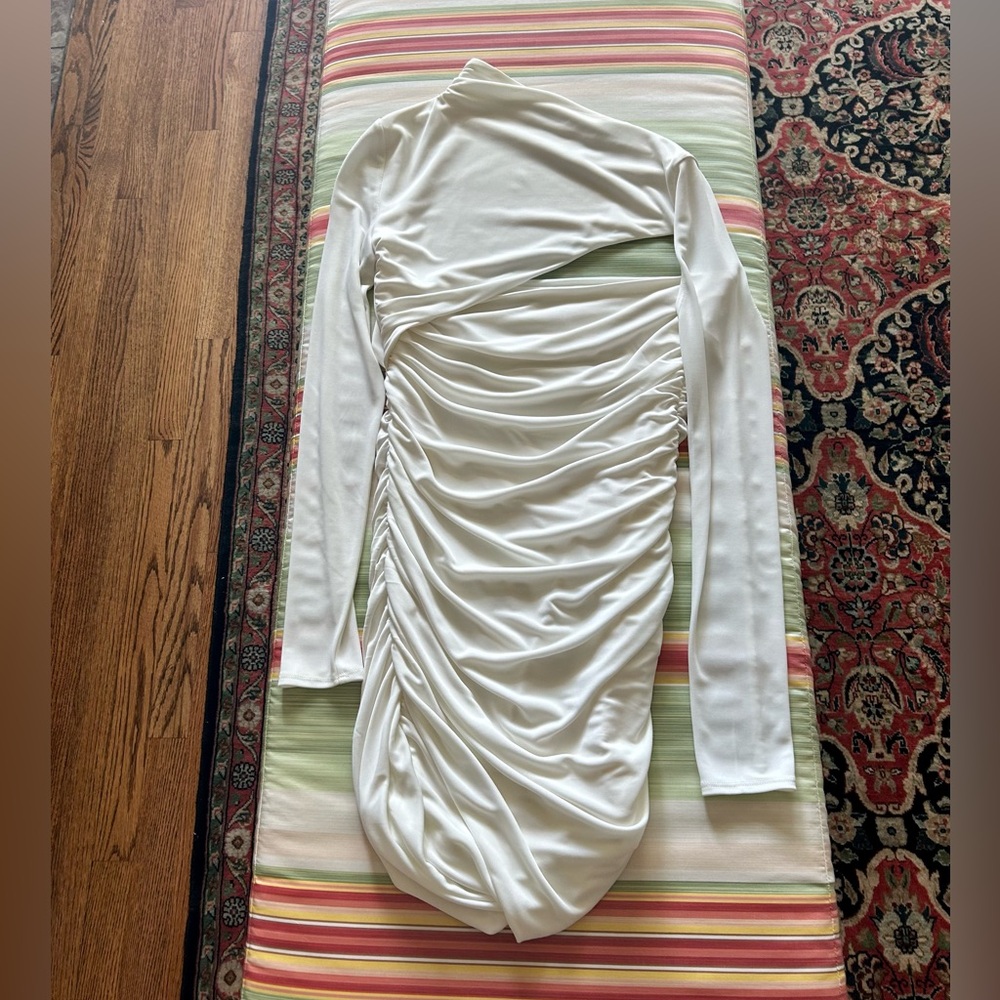 Not Yours To Keep | Kara White Mini Dress | XS